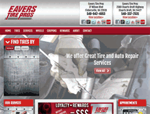 Tablet Screenshot of eaverstirepros.com